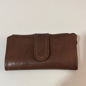 India Boutique Brown Wallet Sleek Design
